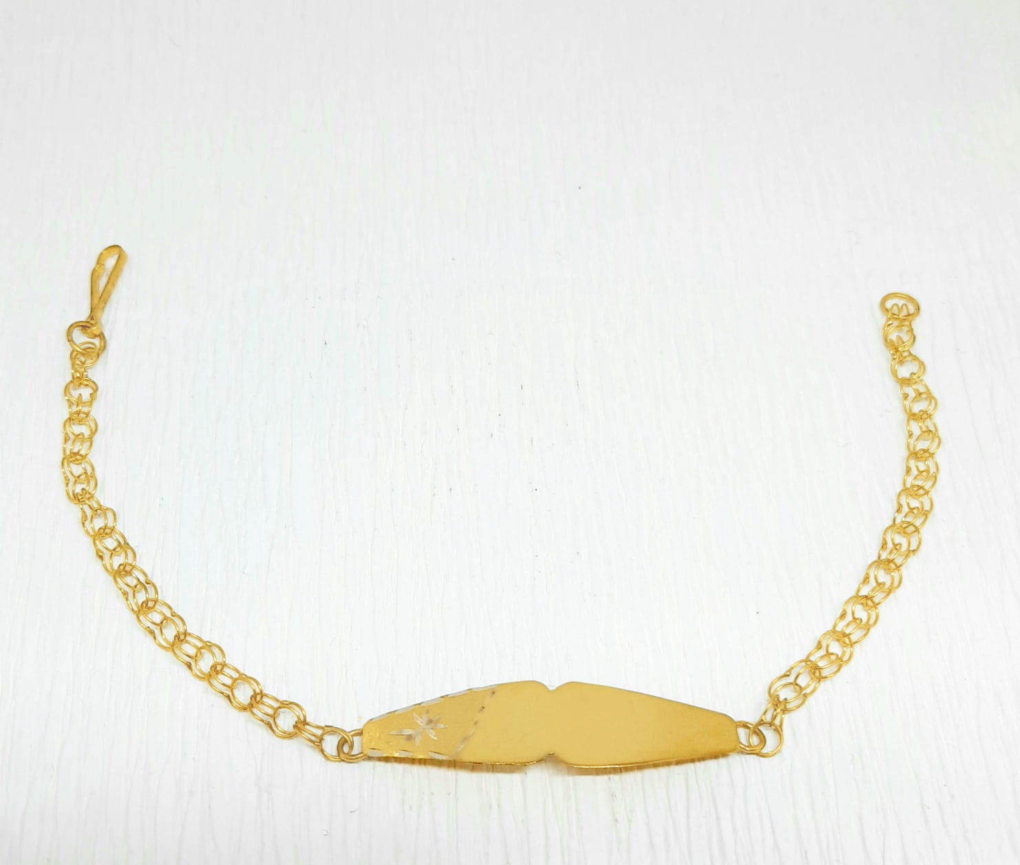 Gold Ladie ID Band